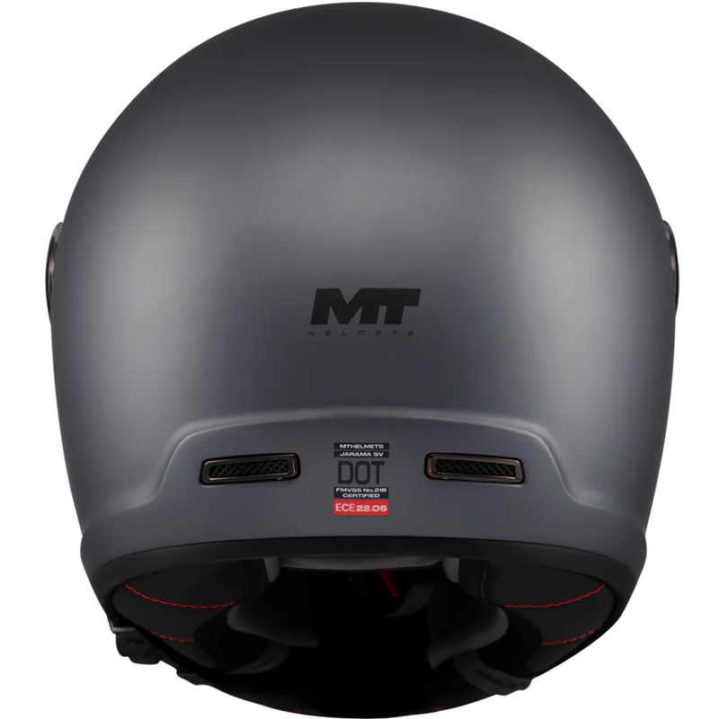 Casco integrale da moto MT Jarama SV Pure A2 grigio opaco