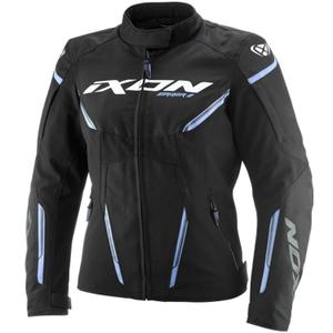 Giacca da moto da donna IXON Striker 2 Lady nero-lavanda