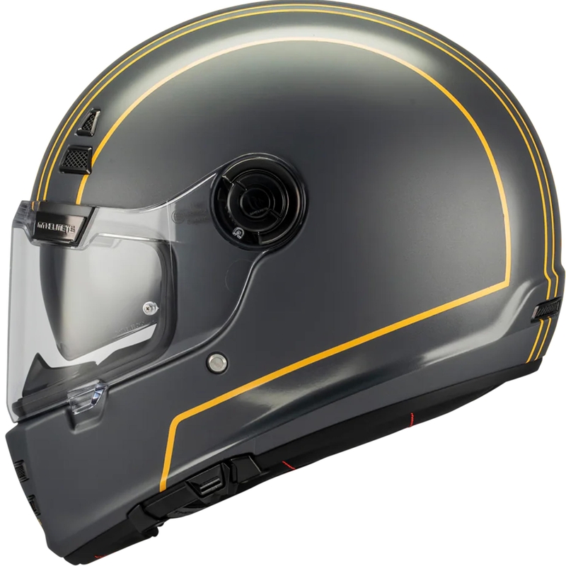 Casco integrale da moto MT Jarama SV Wild C2 nero lucido-opaco-giallo fluo