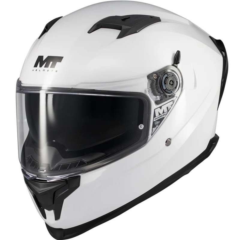 Casco moto integrale MT Braker SV Pure A0 bianco