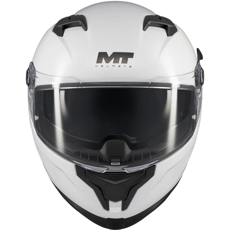 Casco moto integrale MT Braker SV Pure A0 bianco