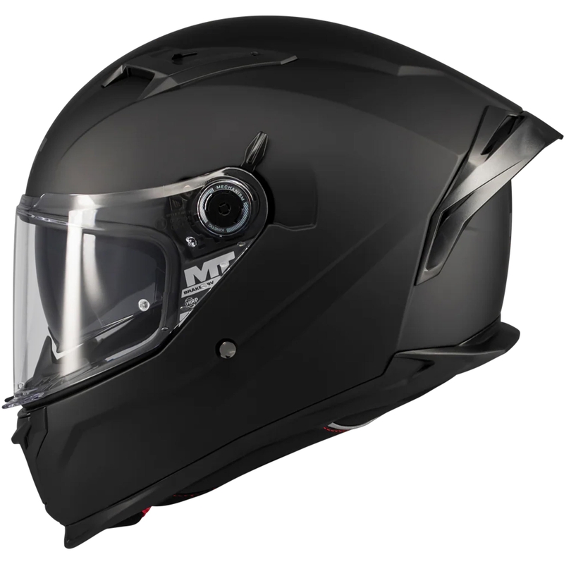 Casco moto integrale MT Braker SV Pure A1 nero opaco