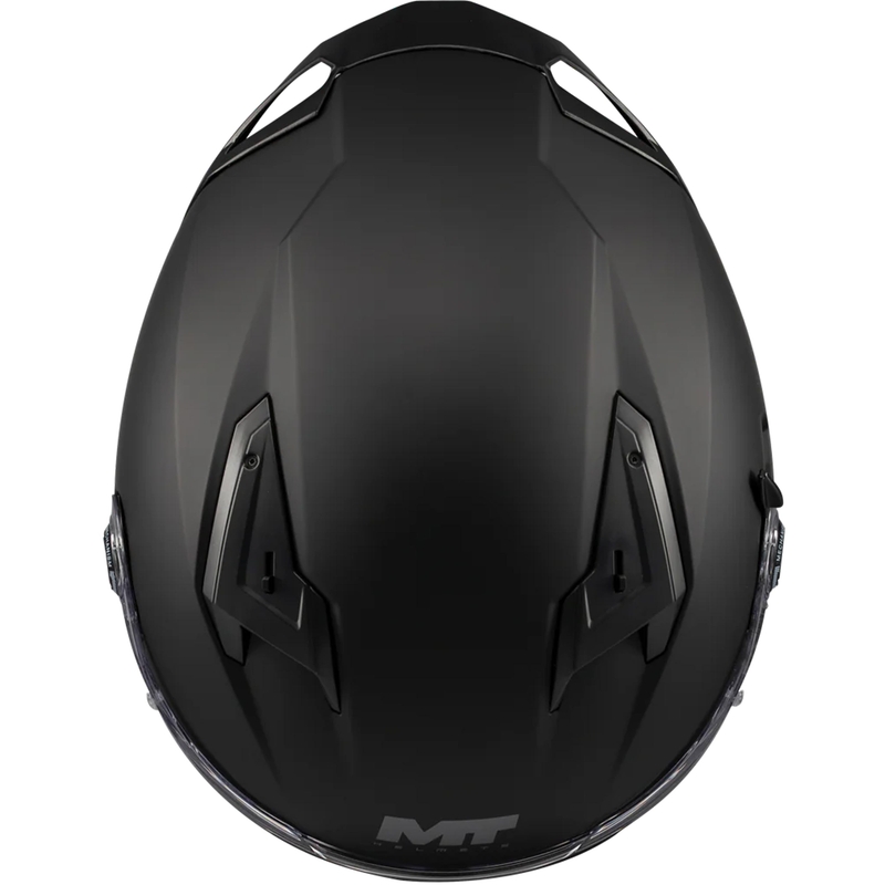 Casco moto integrale MT Braker SV Pure A1 nero opaco