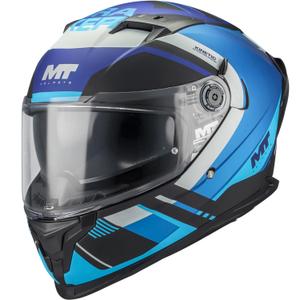 Casco integrale da moto MT Braker SV Inception B7 nero-blu-grigio