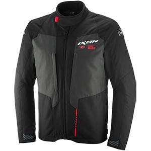 Giacca da moto IXON Tyr nero-antracite-rosso fluo