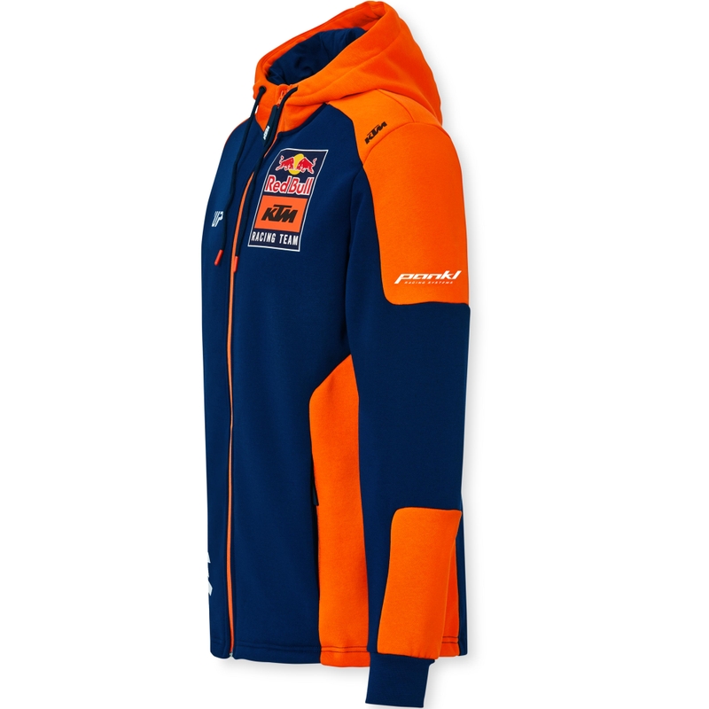 Felpa con cappuccio KTM Replica Team blu-arancio