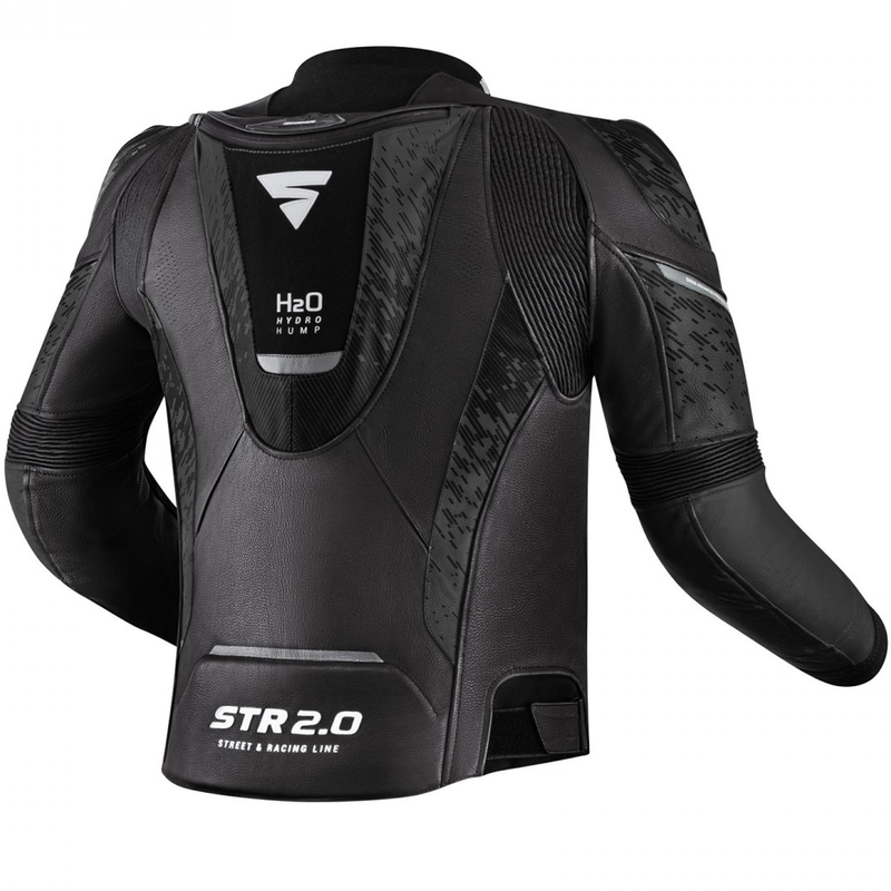 Giacca da moto Shima STR 2.0 nera-grigia