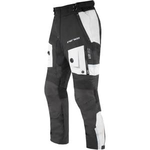 Pantaloni moto Street Racer All Season neri e grigi
