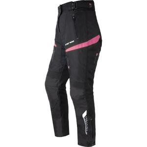 Pantaloni da moto Street Racer Vix neri e rosa da donna