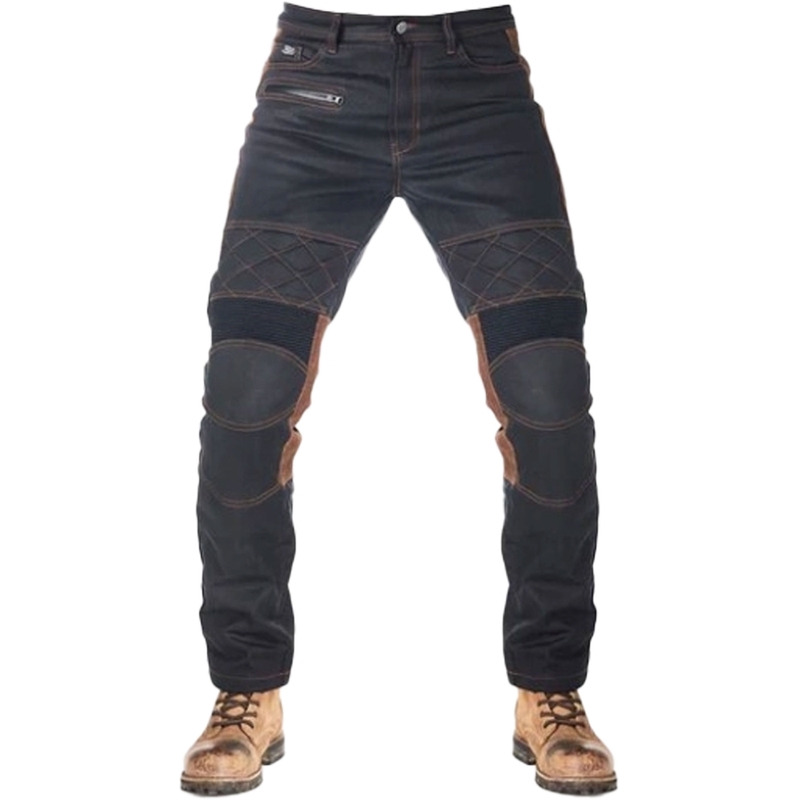 Pantaloni moto Fuel Sergeant 2 cerato marrone e nero