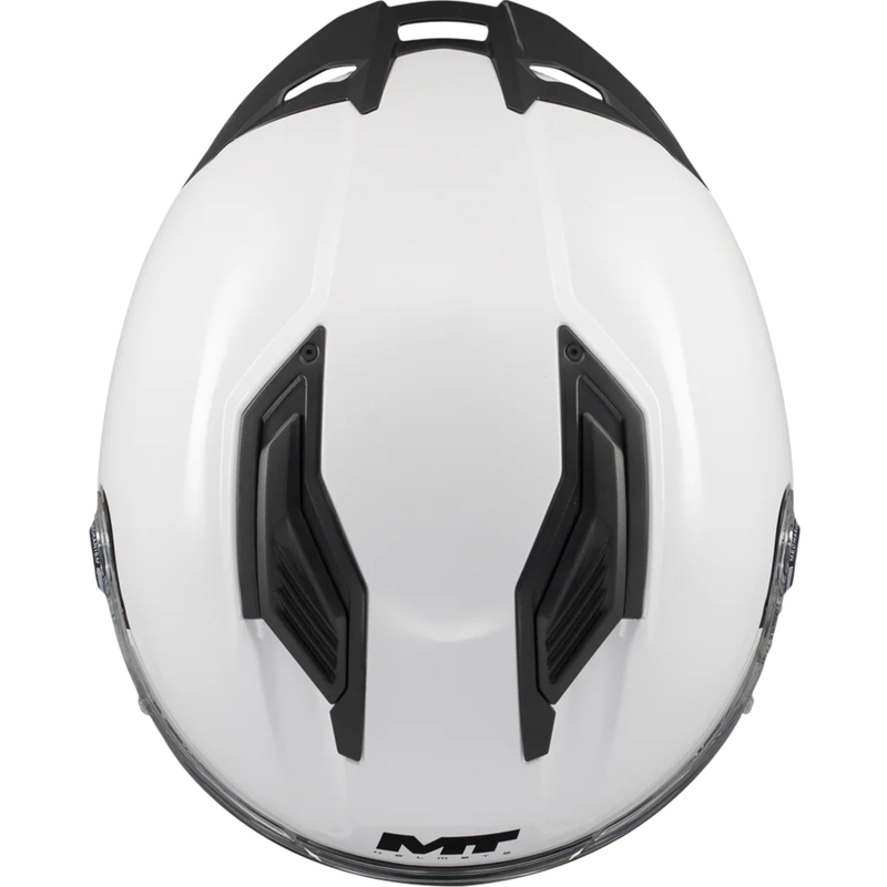 Casco integrale da moto MT Stinger 2 Pure A0 bianco