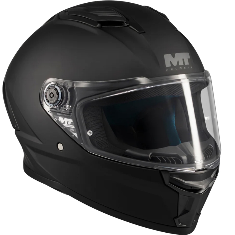 Casco integrale da moto MT Stinger 2 Pure A1 nero opaco