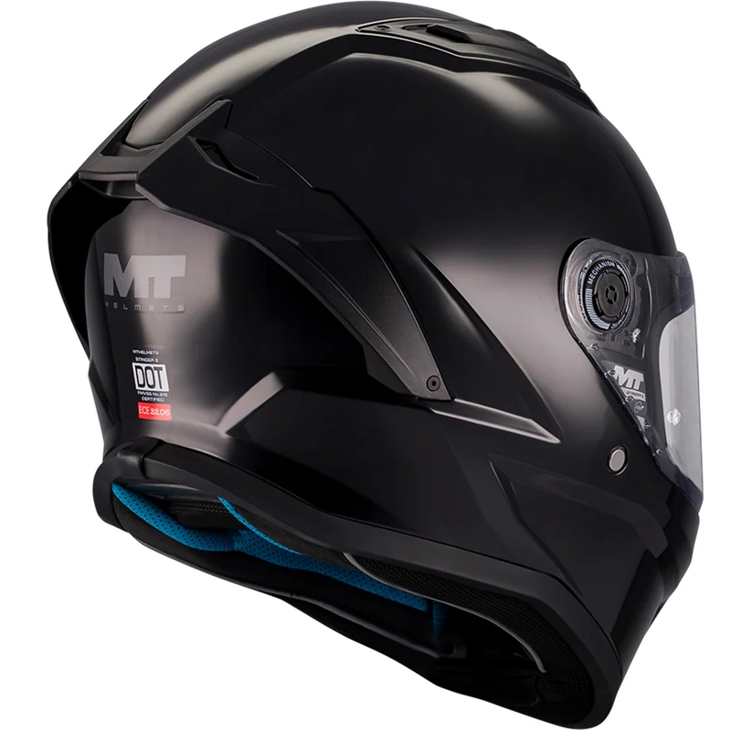 Casco integrale da moto MT Stinger 2 Pure A1 Nero
