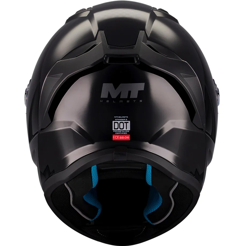 Casco integrale da moto MT Stinger 2 Pure A1 Nero