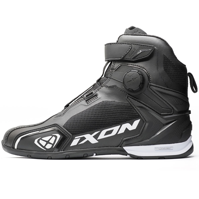 Stivali da moto IXON Bull 2 Air nero-bianco