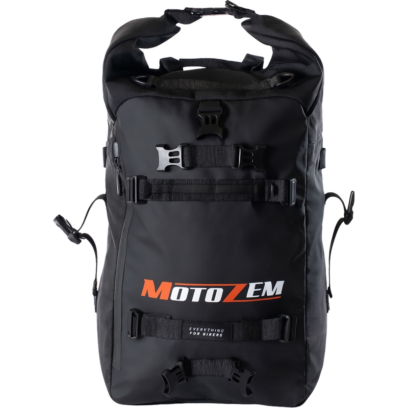 Borsa da moto impermeabile MotoZem DryBag nera 27,5 l