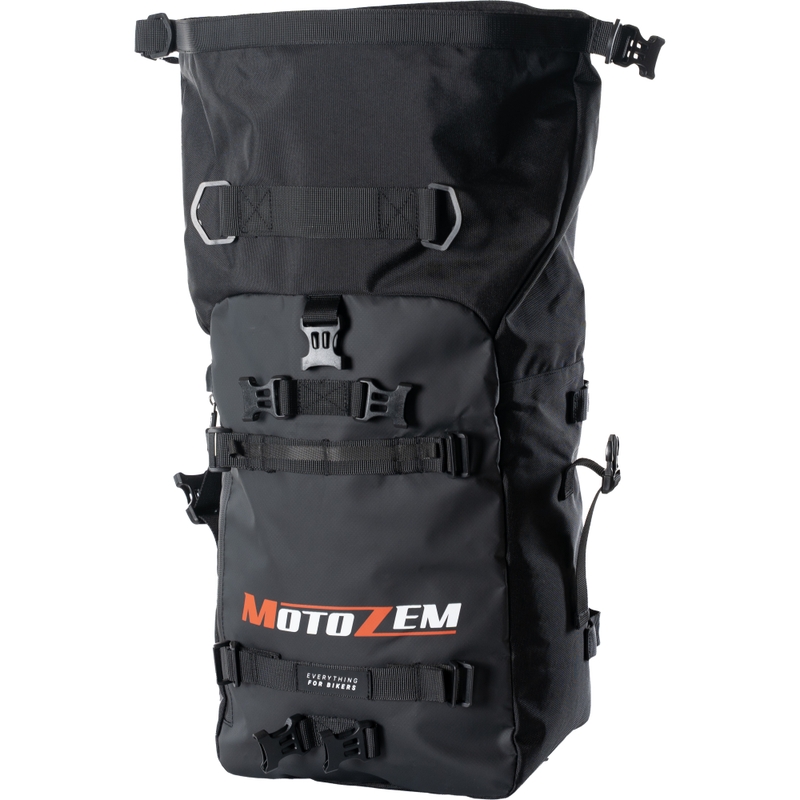 Borsa da moto impermeabile MotoZem DryBag nera 27,5 l