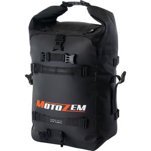 Borsa impermeabile per moto MotoZem DryBag nera 27,5 l