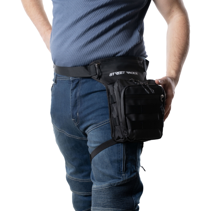 Borsa da coscia Street Racer Embrace nera 5 l