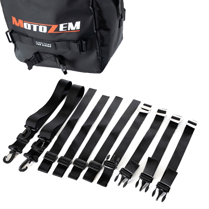 Borsa da moto impermeabile MotoZem DryBag nera 27,5 l