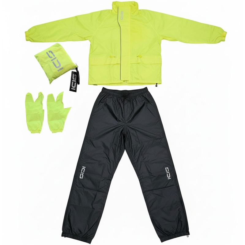 Impermeabile da moto SiDi Tempora giallo fluo-nero