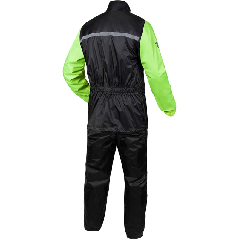 Rebelhorn Rain giacca antipioggia da moto giallo fluo