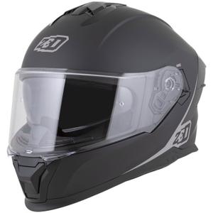 Casco integrale da moto ZED K40 nero opaco-grigio scuro