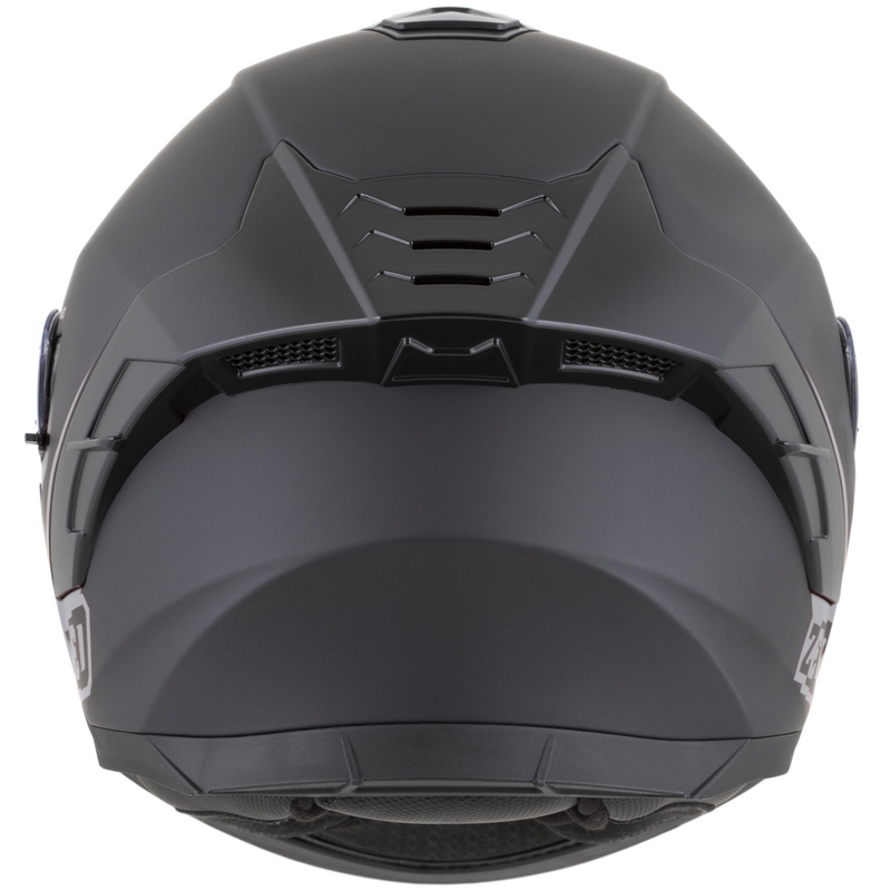 Casco integrale da moto ZED K40 nero opaco-grigio scuro