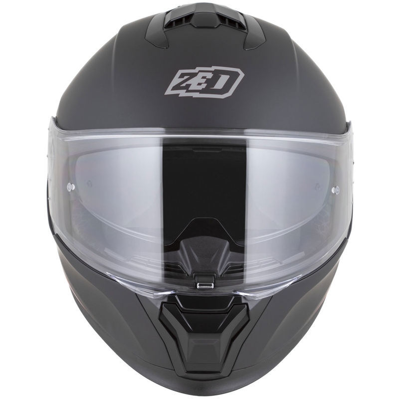 Casco integrale da moto ZED K40 nero opaco-grigio scuro