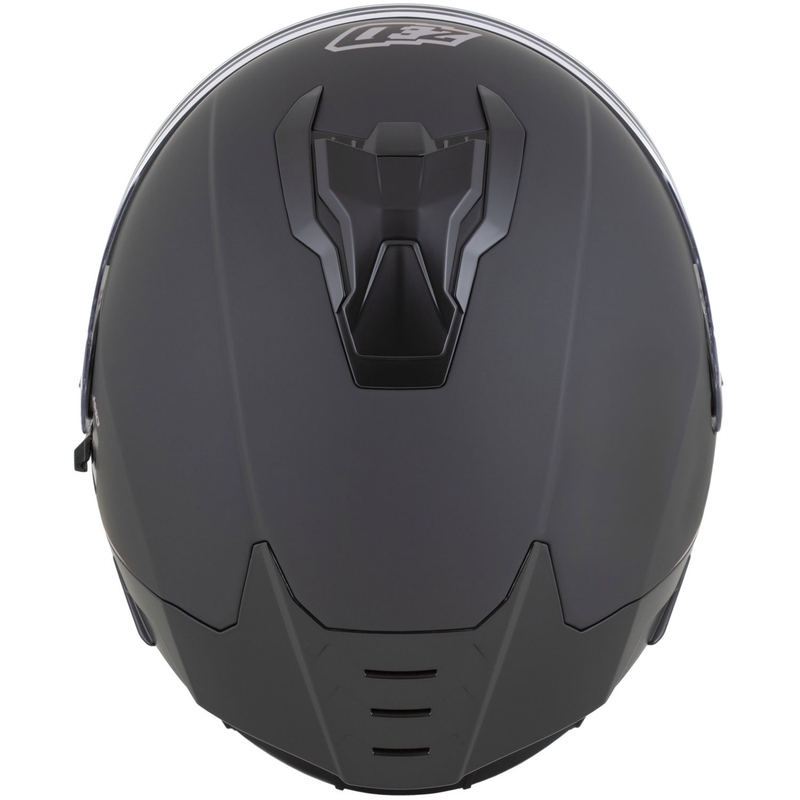 Casco integrale da moto ZED K40 nero opaco-grigio scuro