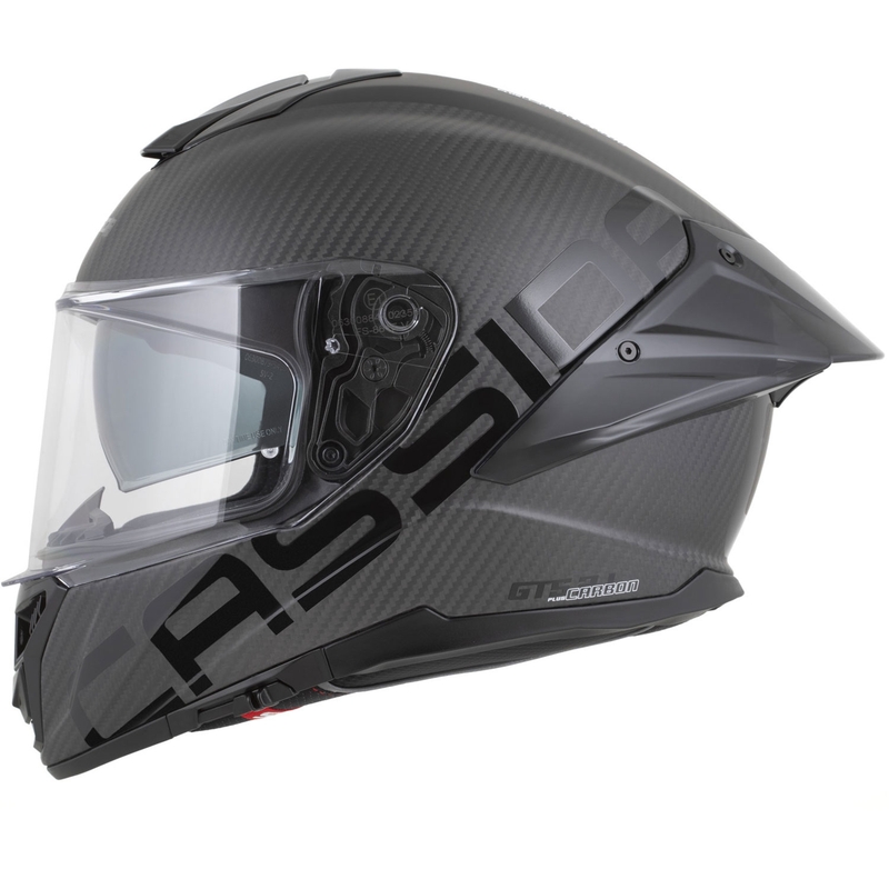 Casco integrale da moto Cassida Integral GTS 2.1 Plus Carbon opaco carbonio-nero-bianco