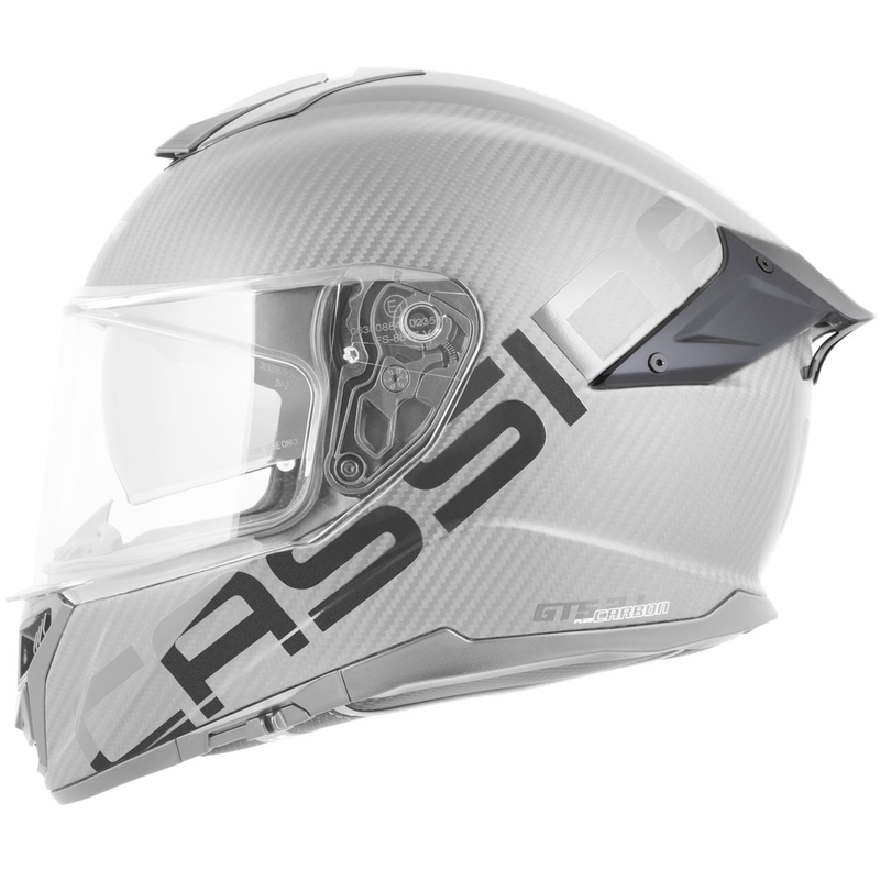 Casco integrale da moto Cassida Integral GTS 2.1 Plus Carbon opaco carbonio-nero-bianco