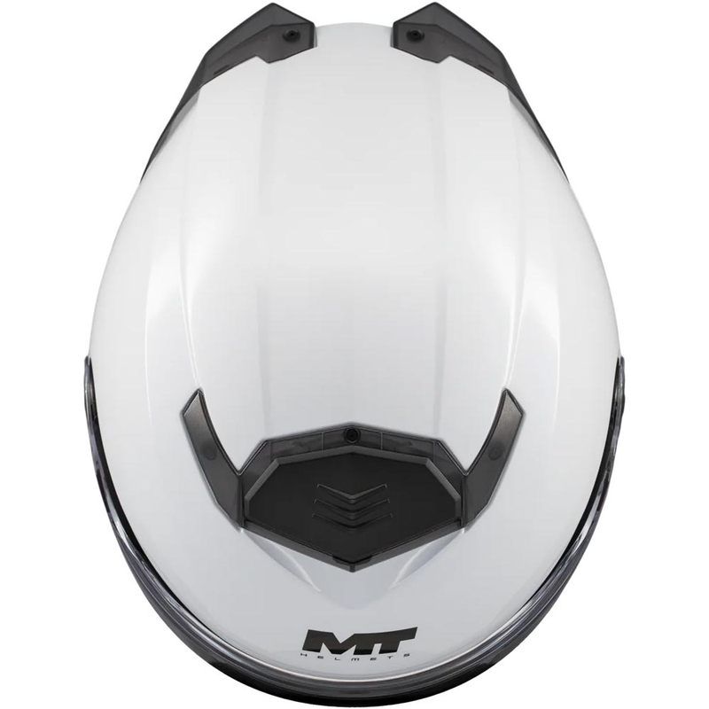 Casco moto modulare MT Atom 2 SV Pure A0 bianco