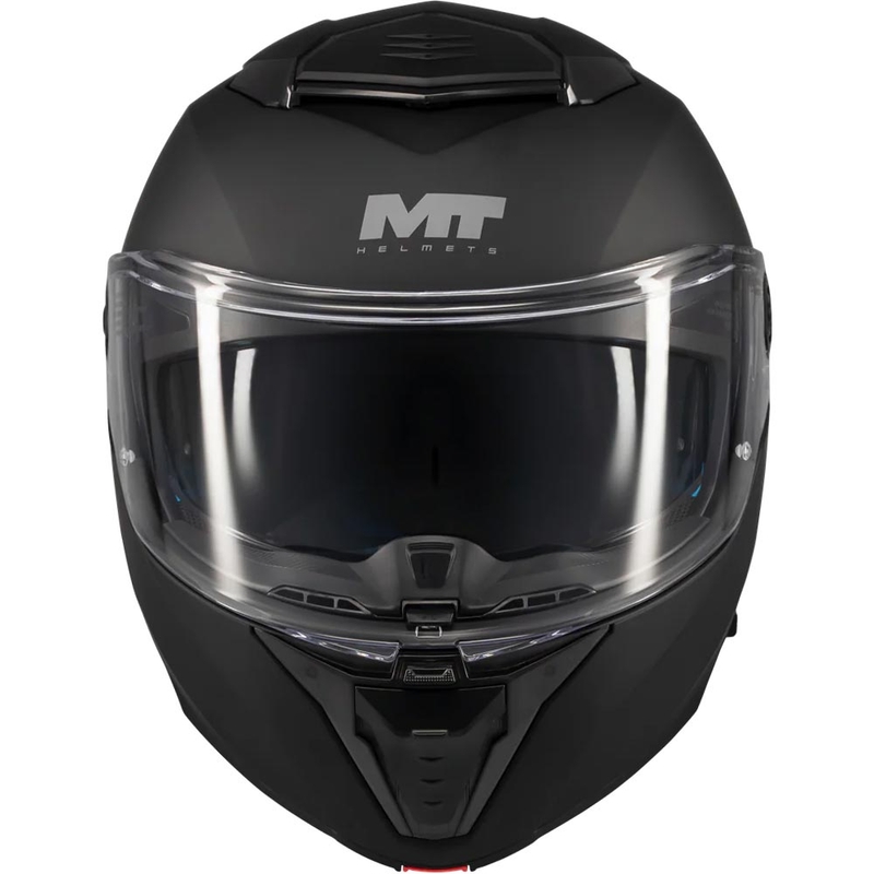 Casco moto modulare MT Atom 2 SV Pure A1 nero opaco