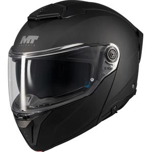 Casco moto modulare MT Atom 2 SV Pure A1 nero opaco