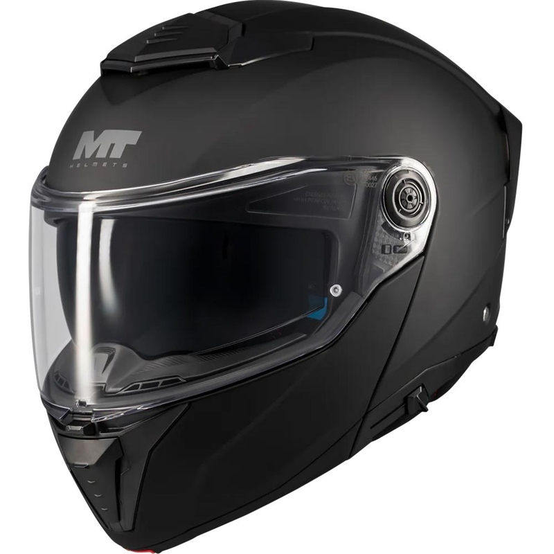Casco moto modulare MT Atom 2 SV Pure A1 nero opaco