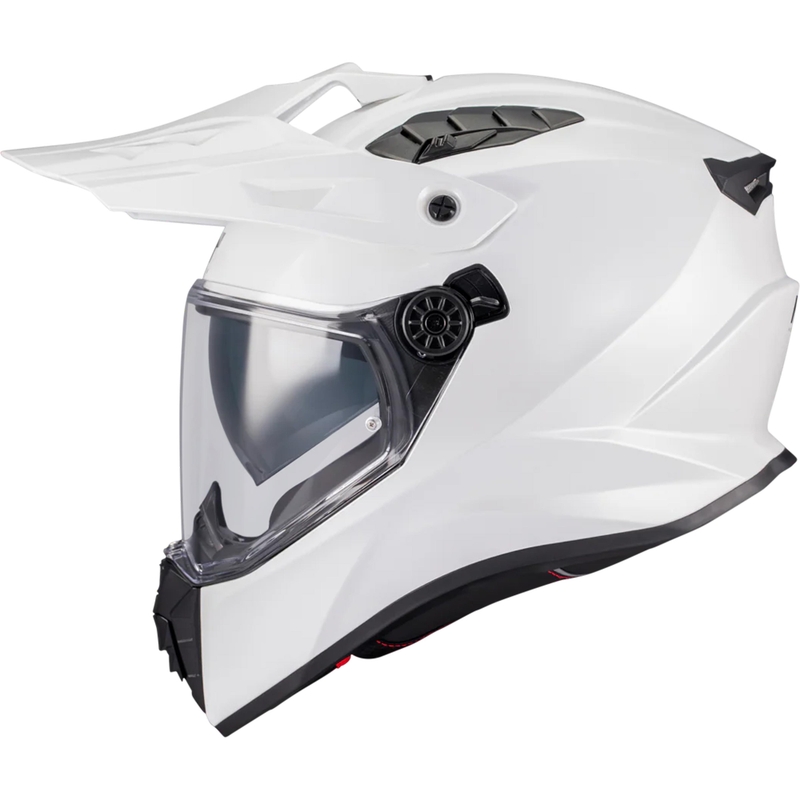 Casco da moto enduro MT Track SV Pure A0 bianco