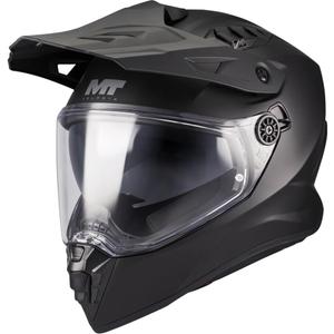 Casco da moto enduro MT Track SV Pure A1 nero opaco