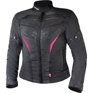 Giacca moto donna Street Racer Rose Nero e Rosa