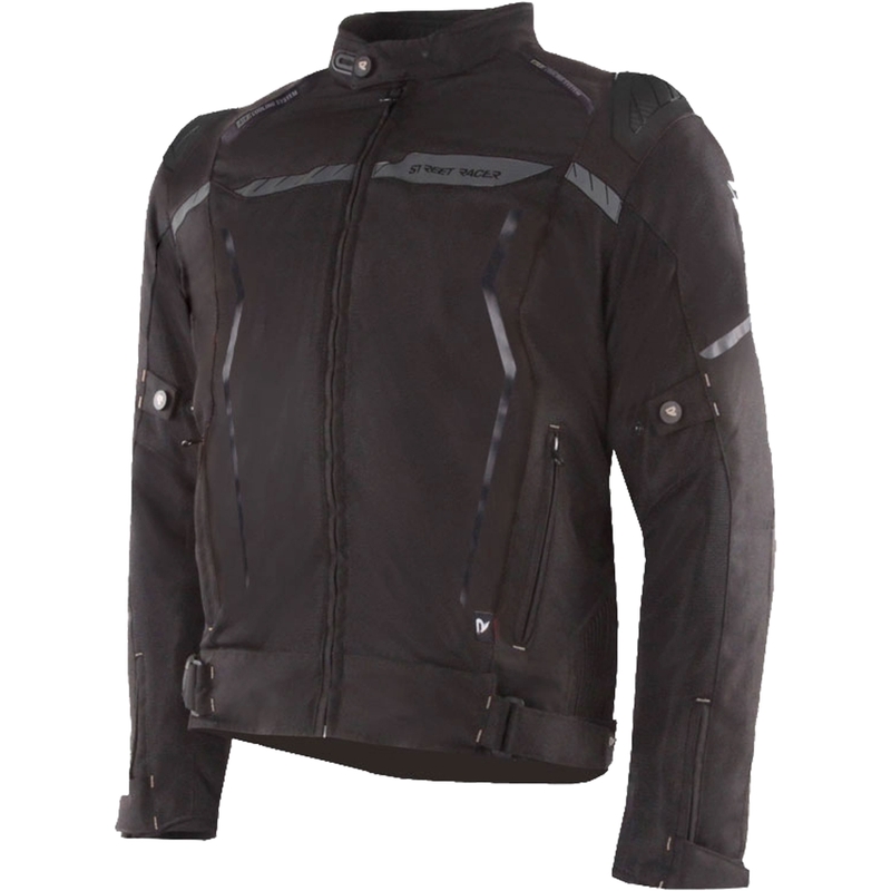Giacca da moto Street Racer Flex EVO nero