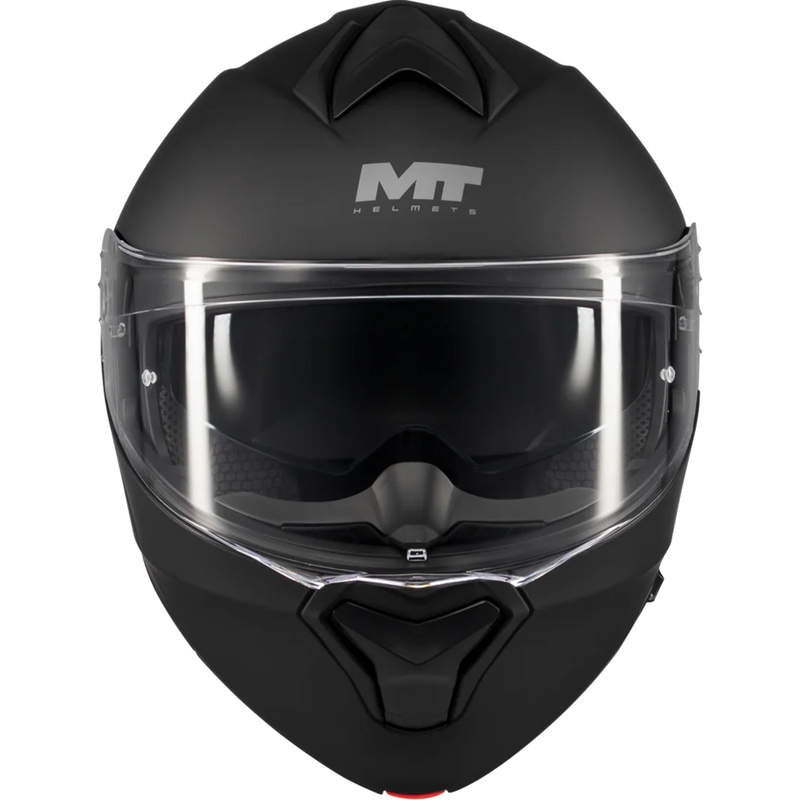 Casco da moto flip-up MT Genesis SV Pure A1 nero opaco