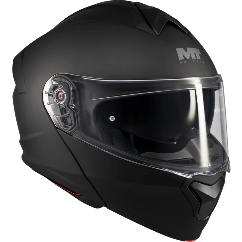Casco da moto flip-up MT Genesis SV Pure A1 nero opaco
