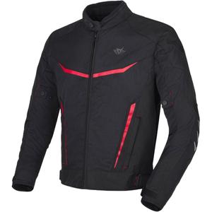 Giacca da moto RSA Runway nero-rosso