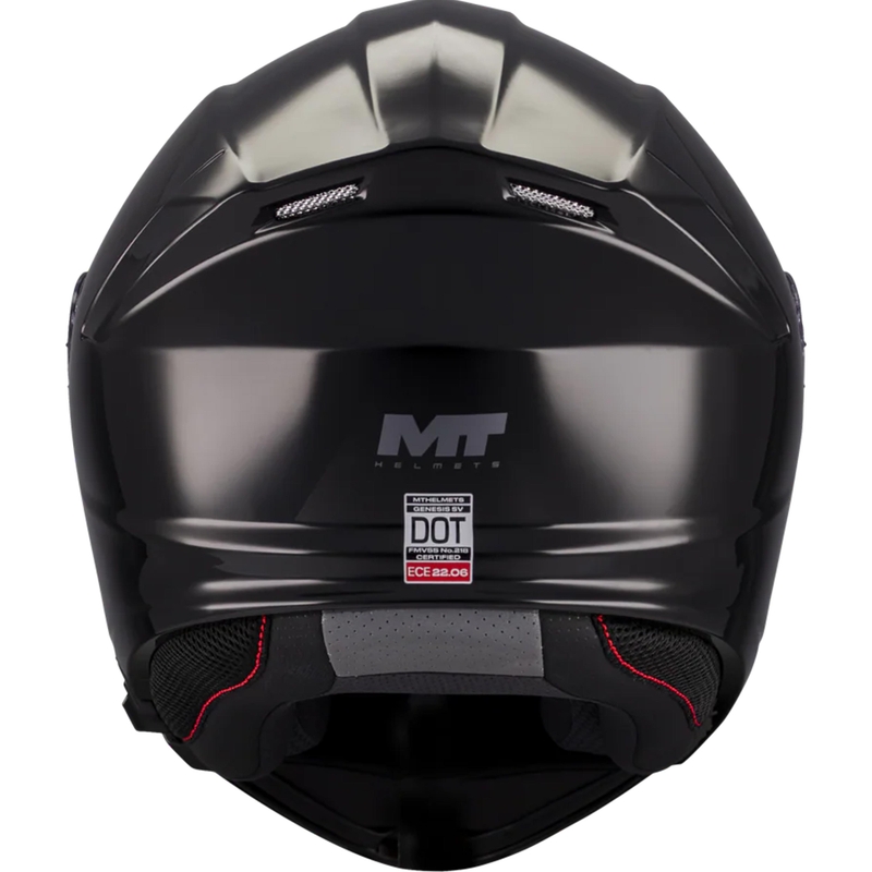 Casco da moto flip-up MT Genesis SV Pure A1 nero
