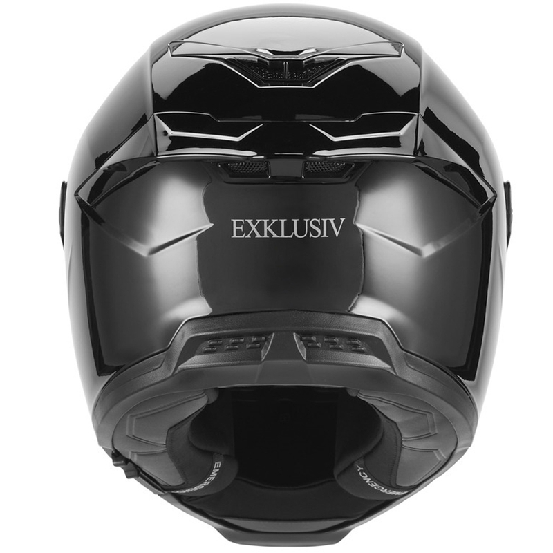 Casco integrale da moto NOX Exklusiv Goliath nero