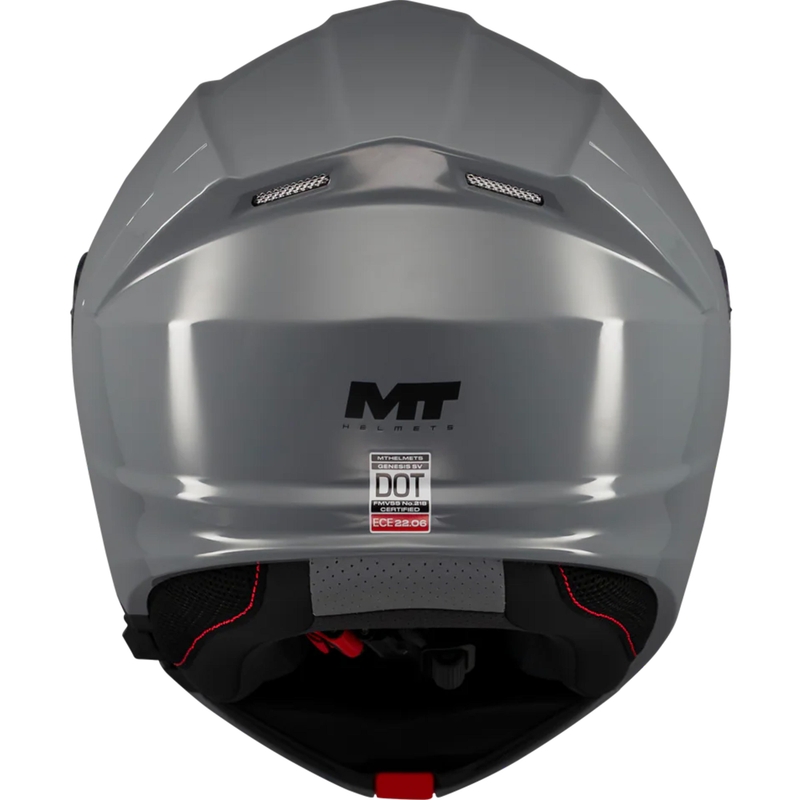 Casco moto modulare MT Genesis SV Pure A12 grigio