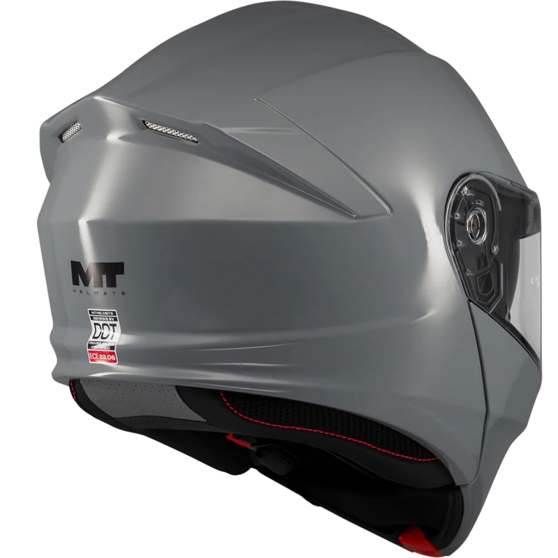 Casco moto modulare MT Genesis SV Pure A12 grigio