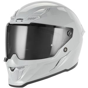 Casco integrale da moto NOX Exclusive Goliath grigio-bianco
