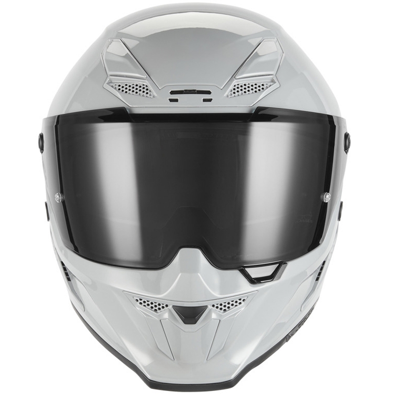 Casco integrale da moto NOX Exclusive Goliath grigio-bianco
