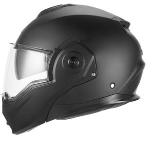 Casco da moto flip-up NOX PREMIUM Spinner nero opaco